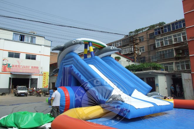 阳江镇充气大滑梯
